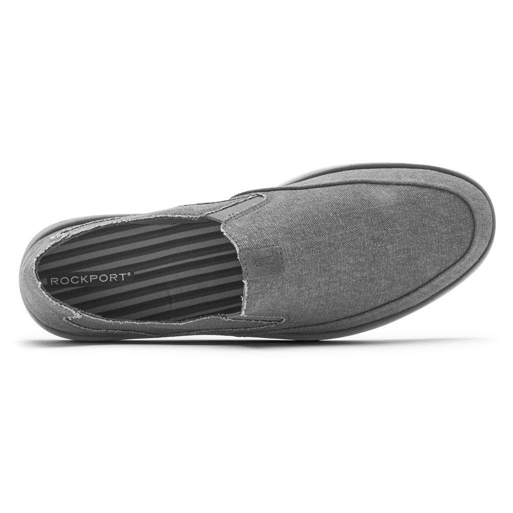 Rockport Slip-On For Mens Grey - Austyn - FT8372460